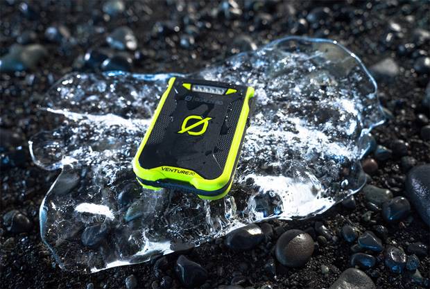 Goal Zero Venture 30 is an weather-proof, easy-to-use smartphone recharger featuring a built-in charging cable, so there’s no need to carry around your own.