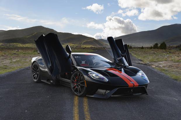 The Ford GT is powered by a twin-turbocharged 3.5-litre V-6.
