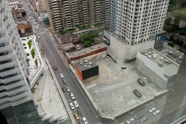 Little has happened at 1 Bloor West since 2015, but Sam Mizrahi insists work on an 82-storey condo tower will start soon.