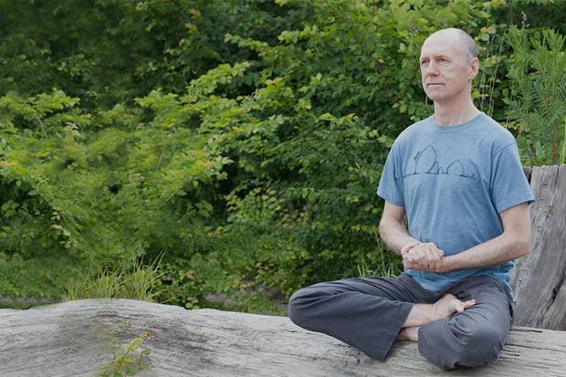 Vancouver yoga teacher Bernie Clark says yogis should stay within their limits rather than pushing their bodies into extreme positions. ‘You don’t have to put your foot behind your head,’ he says.