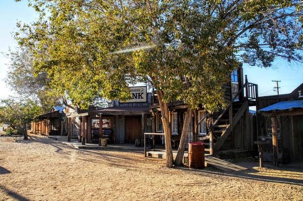Pioneertown in Yucca Valley once served as a backdrop for Hollywood westerns: Roy Rogers, Dale Evans and Gene Autry made movies here.
