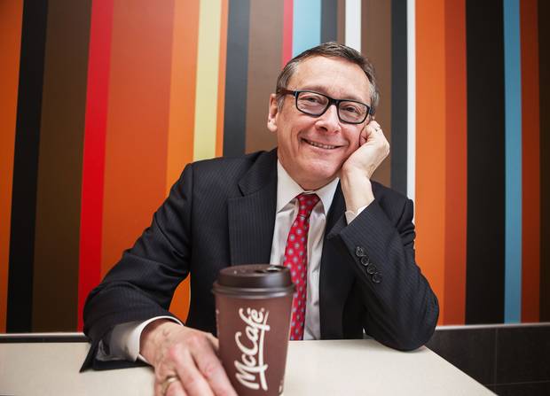 Mr. Betts at a Toronto McDonald's location in 2013.