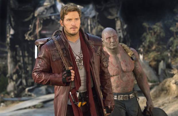 Chris Pratt in Guardians of the Galaxy Vol. 2.