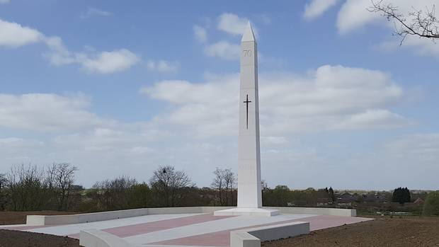 The site of the The Battle of Hill 70 Memorial Park in Loos-en-Gohelle,