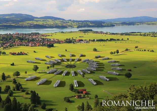 Romanichel wagons are built to stay at the same location for up to three months at a time.