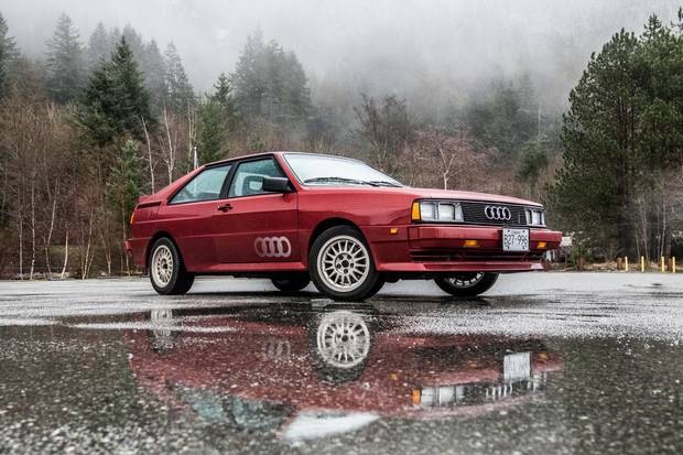 Quattro’s arrival in world rallying competition sent Audi’s rivals back to the proverbial drawing board. The combination of turbocharged power and the traction to put that power down made Audis nearly unbeatable, including this 1985 Quattro.