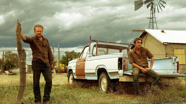 Ben Foster and Chris Pine in Hell or High Water.
