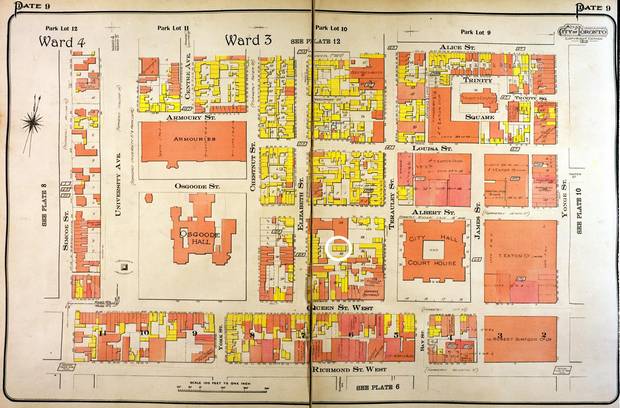 Goad's Atlas of the City of Toronto from 1913.