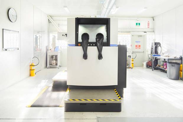 The largest 3-D printer in North America to use tool steel.