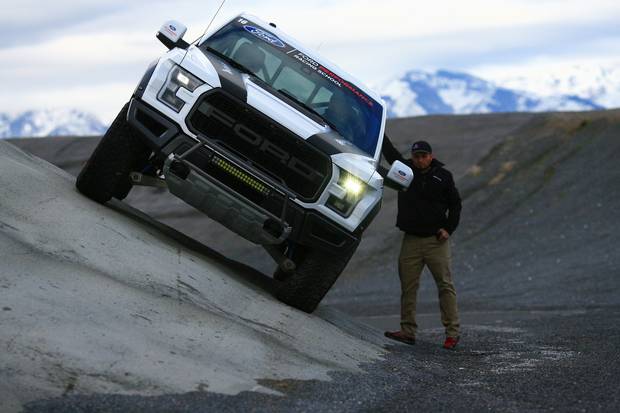 The Raptor is powered by a 450-horsepower twin-turbo V-6 engine.