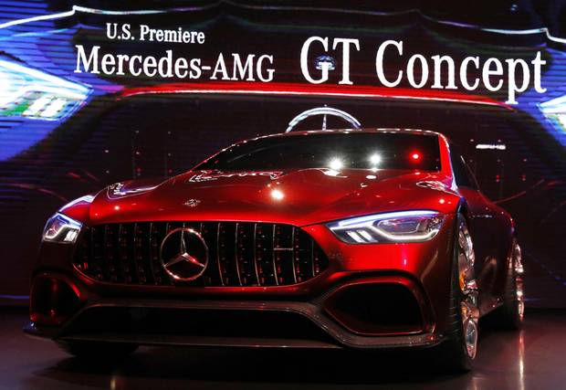 The Mercedes-AMG GT Concept car.