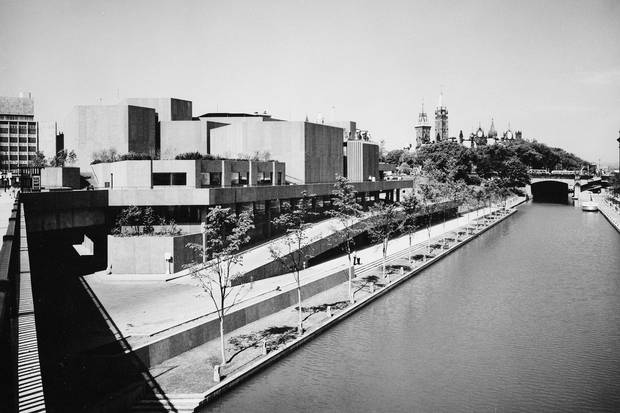 The National Arts Centre is shown during its construction in this 1968 photo.
