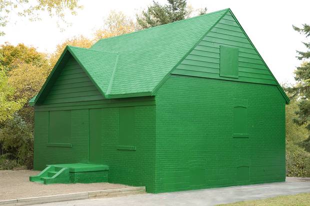 Artist An Te Liu once painted a postwar bungalow ‘Monopoly green’ as part of the ‘Leona Drive Project’ in Willowdale, Ont.