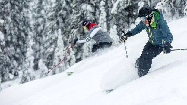Howard Katkov, right, chief executive of Red Mountain Resort, is enticing investors with clubhouse access and lift tickets.