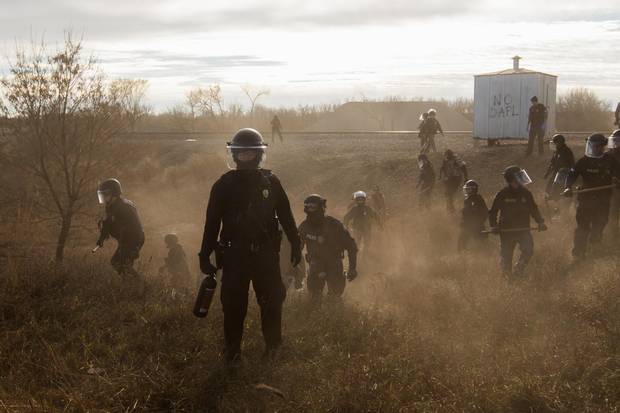 Photographer Amber Bracken’s photographs of the Dakota Access Pipeline protests, a series shot over five weeks in North Dakota, won first prize in the World Press Photography award for Contemporary Issues.