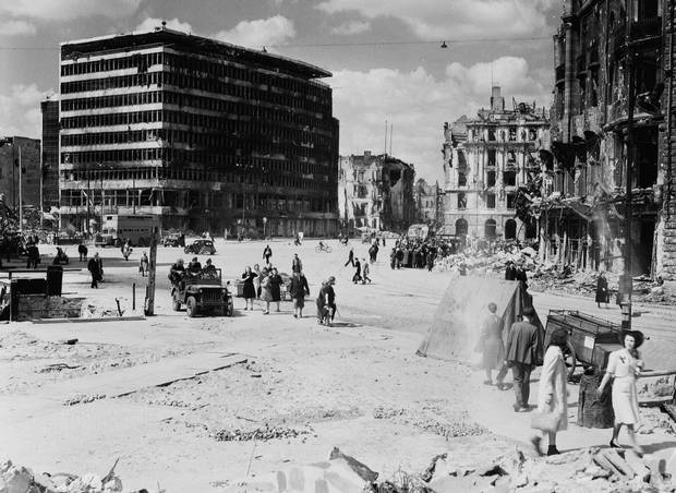 Berlin’s Potsdamer Platz is shown in an archival photo.