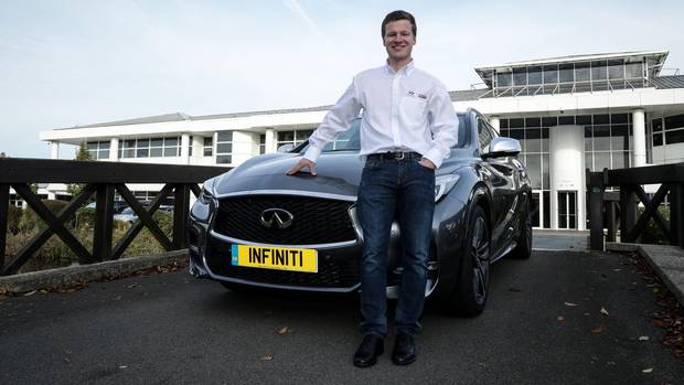 Felix Lamy who was awarded Canada’s first internship in the Infiniti Engineering Academy last year.