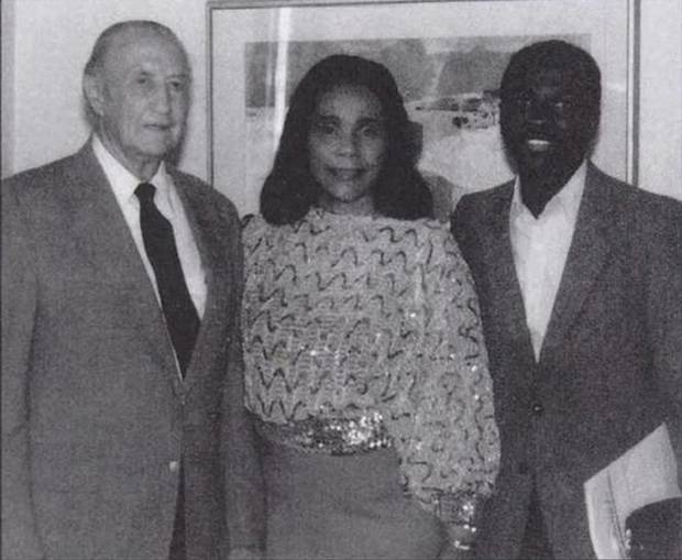 An undated photo provided by Armstrong Williams, shown at right, shows Strom Thurmond with Coretta Scott King.