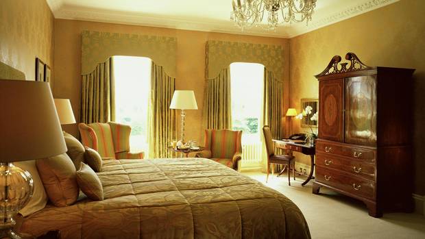 Royal Lochnagar suite at Gleneagles Hotel.