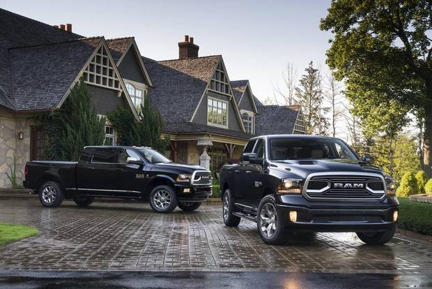2018 Ram 2500 Limited Tungsten Edition and 2018 Ram 1500 Limited Tungsten Edition.