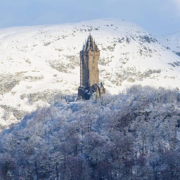 The Wallace Monument in Scotland, by the Ochil Hills, is one of the many windows to history the country offers to travellers.