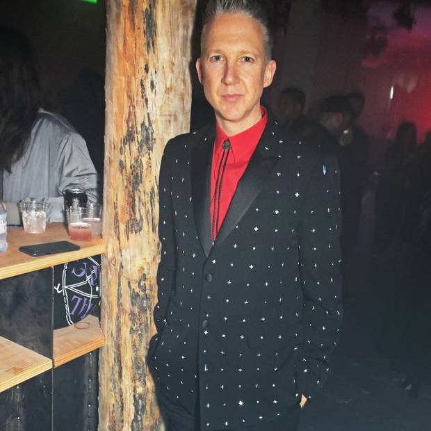 London-based media icon Jefferson Hack attends a party after the British Fashion Awards in December.