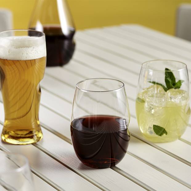 Govino plastic wine and beer glasses.