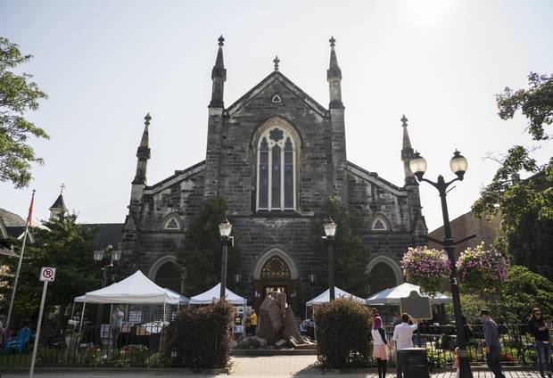Christ Church Anglican Cathedral wants to develop and excavate an adjacent parking lot but has to exhume hundreds of buried bodies and try to identify their next of kin first.