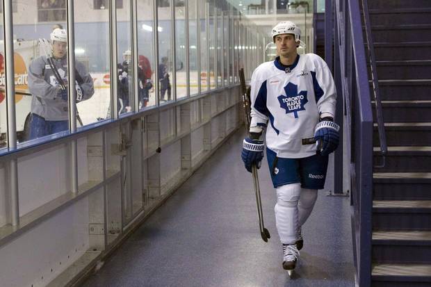 Dave Bolland with the Toronto Maple Leafs in 2013.