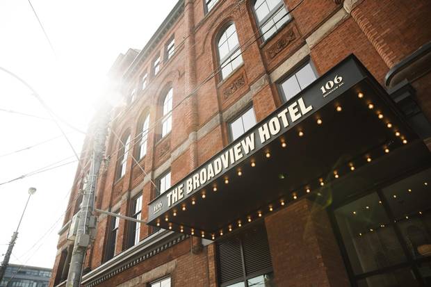 The 126-year-old Broadview Hotel reopened in July after a three-year, $26-million renovation.