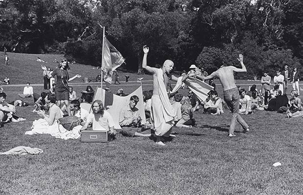 Hare Krishna Dance in San Francisco's Golden Gate Park in 1967.
