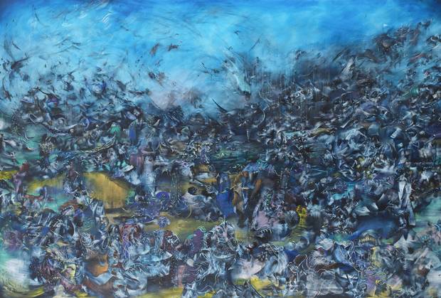 We Haven’t Landed on Earth Yet, by Ali Banisadr, 2012