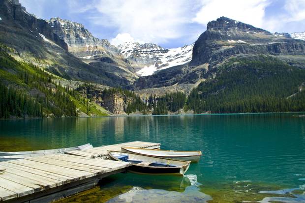 Moraine Lake in Banff National Park is just one of many breathtaking places you can experience using a 2017 Parks Canada Discovery Pass, now available for free.