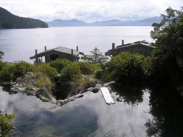 A Haida Gwaii hot spring.