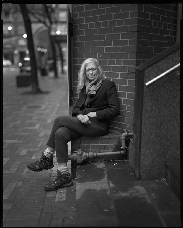 The photographer Annie Leibovitz is photographed during an interview in Toronto on Nov. 2.