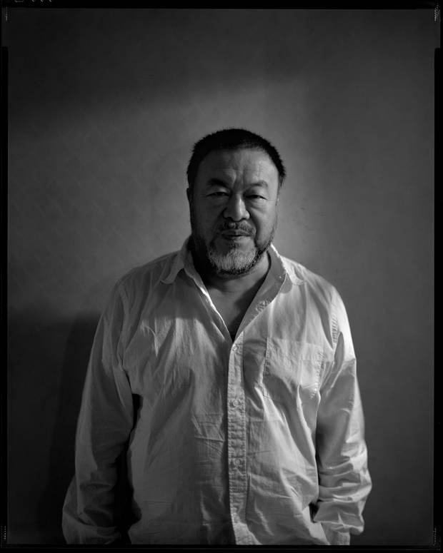 Chinese artist Ai Weiwei is photographed on Sept 27 2017. Human Flow is Weiwei's film about the refugee crisis with the artist travelling to twenty three countries.