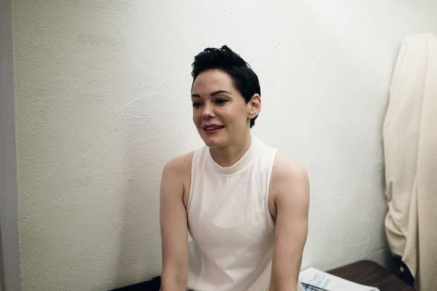 Rose McGowan after a screening of The Doom Generation and her work Dawn at the Anthology Film Center in New York on July 23, 2015.