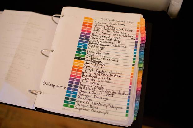 During his sessions with Kimball, Avery flips through a four-inch-thick binder containing every monologue he’s learned, tabbed and colour-coded