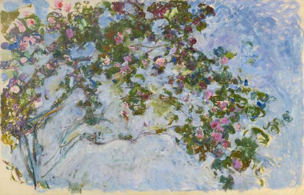 Claude Monet Les Roses, 1925–26 oil on canvas