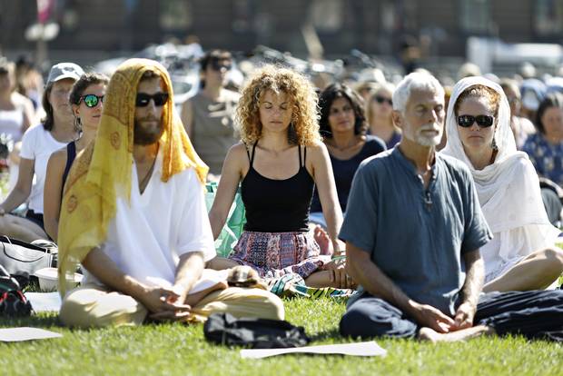 Group gatherings have become a trend in the mindfulness community.
