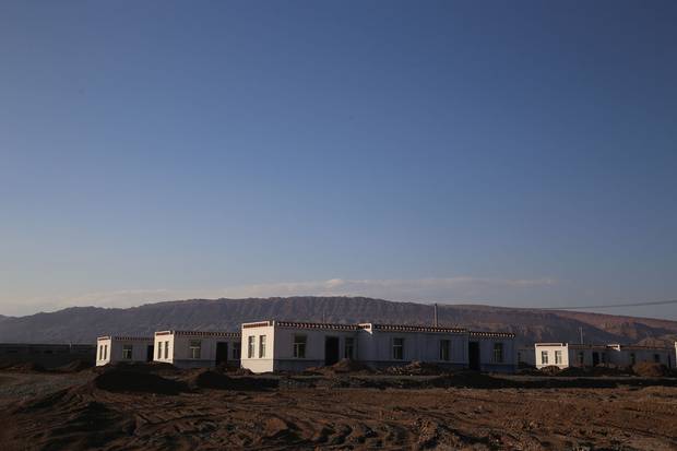 China’s efforts to win favour in Xinjiang include new social and education benefits, as well as subsidized housing, like this development in Shanshan county.