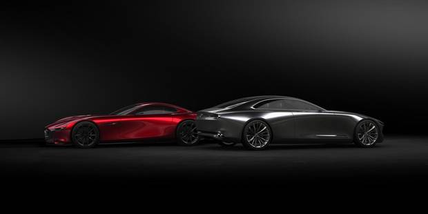 The sleek-looking Mazda Vision Coupe concept.