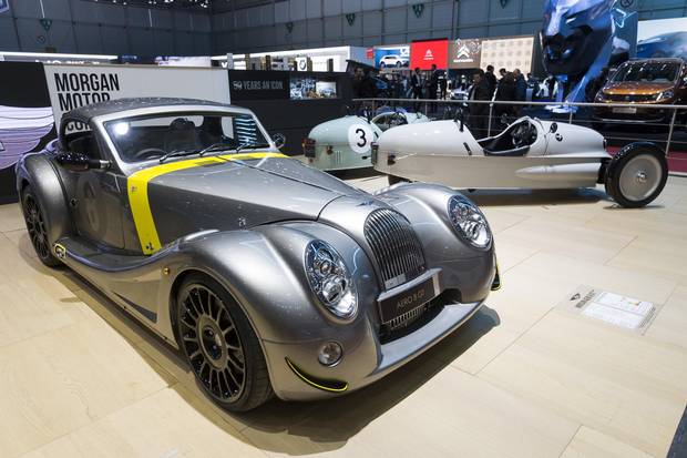 The new Morgan Aero GT presented on Wednesday, March 7, 2018.