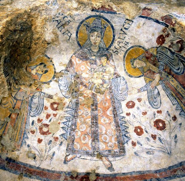 The frescoes in the Crypt of the Original Sin date back to the ninth century.