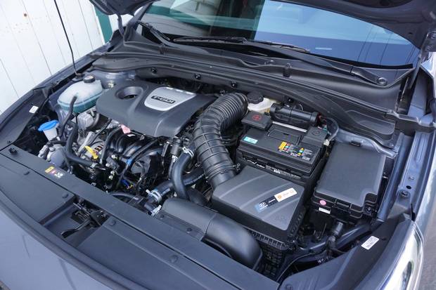 The Elantra comes with one of two available four-cylinder engines.