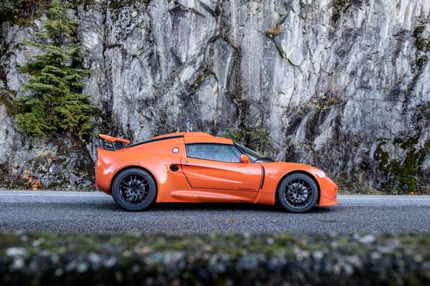 Orange Lotus. Exige S1 shot in Vancouver