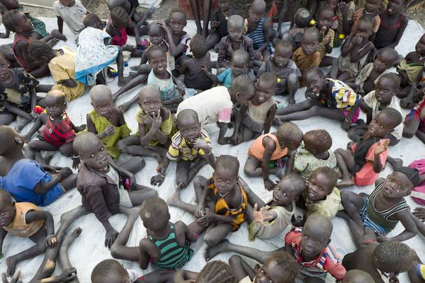 Children attend a Mercy Corps-supported school in Bentiu, South Sudan, in December, 2016.