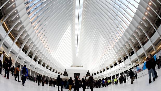 The first portion of Santiago Calatrava's ambitious World Trade Center Transportation Hub, known as the Oculus, opened to the public in March.