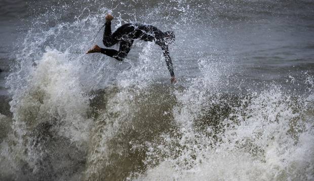 Ontario’s lake-surfing community is just gearing up for ideal conditions now that the weather is getting 'worse.'