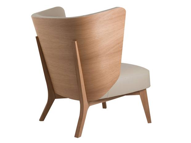 Fifties pop-style furniture, such as Perrouin’s slick Kalin lounge chair, is making a comeback.